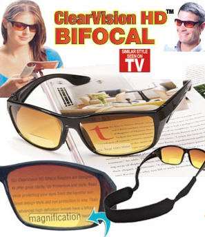Clearvision HD Bifocals Sunglasses- 2.5x Magnification