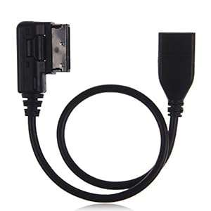 SHS For AUDI VW Music Interface MDI MMI AMI to USB Cable Data Sync Charging Adapter /Lead