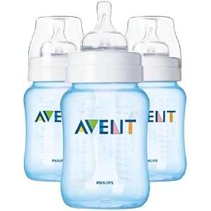 Philips AVENT 9 Ounce BPA Free Classic Polypropylene (3 Pack) - Blue