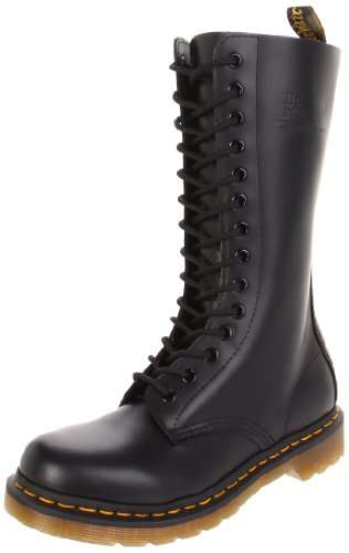 Dr. Martens Original 14 Eye Boot,Black Smooth,6 UK (US Women's 8 M) (6 F(M) UK / 8 B(M) US)