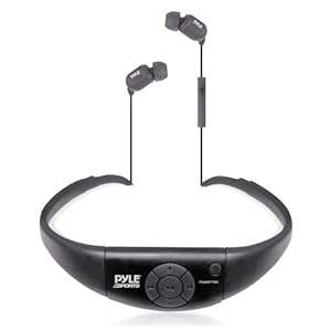 Pyle Waterproof Case with Bluetooth Hands Free Earphones Kit Built-in Microphone black
