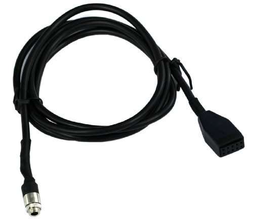 In Car Female 3.5MM AUX Input Adaptor CD Changer Cable for BMW E46 MP3 iPod iPhone Apple
