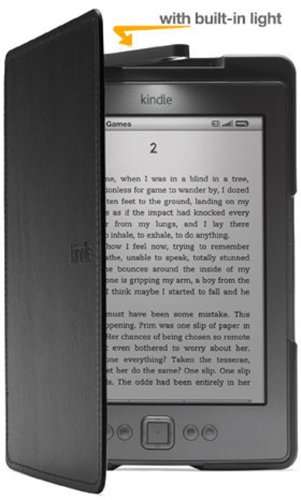 Amazon Kindle Lighted Leather Cover, Black (does not fit Kindle Touch or Kindle Keyboard)