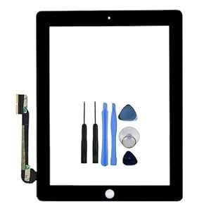 BisLinks Replacement Digitizer Touch Screen Glass Display for iPad 4 Black 4G 4th Gen