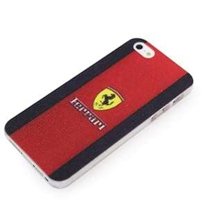 Premium Mobile Phone Case for iPhone 5 / 5s in Ferrari Design Red