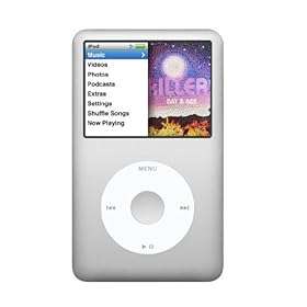Apple iPod classic 160 GB Silver (7th Generation) NEWEST MODEL