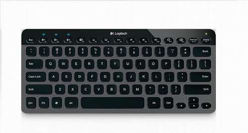 Logitech Bluetooth Illuminated Keyboard K810 for PCs, Tablets, Smartphones - Black