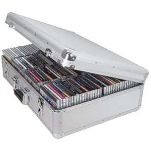Freelogix Aluminium DJ CD Flight Storage Case - Holds 120 CDs