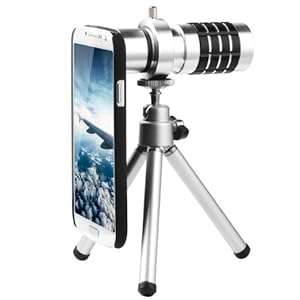 Phone Camera Lens 12X Tripod Case for Samsung Galaxy S4 SIV GT-i9500 DC321