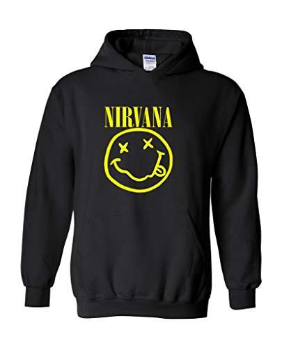 Artix Nirvana Unisex Hoodie Sweatshirt Large Black