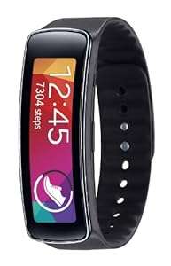BRAND NEW SAMSUNG GEAR FIT SMART WATCH BLACK GALAXY S5/S4 NOTE 2/3 NEO SM-R350 (Black)