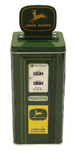 The Tin Box Company John Deere Tall Beverage Machine Bank