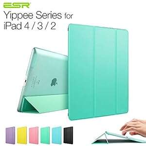 iPad 2/3/4 Case ESR Yippee Color Series Trifold Case Smart Cover for iPad 2/3/4 (Mint Green)