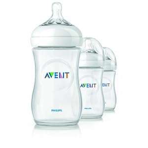 Philips AVENT BPA Free Natural Polypropylene Bottles - 3 pack