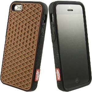 VANS TAN WAFFLE SOLE SNEAKER SHOE TREAD, BLACK RUBBER CASE SKIN FOR APPLE iPHONE 5