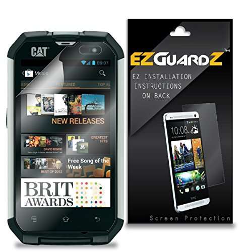 (3-Pack) EZGuardZ Screen Protector for Caterpillar CAT B15Q (Ultra Clear)