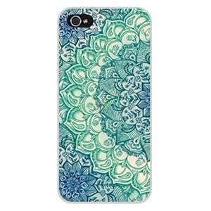 JIAXIUFEN Green ArtStripes Pattern Hard Case Back Cover Protector Skin For iPhone 5C (Color03)