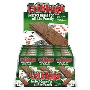 Traditional Games : Wooden Cribbage Board Card Game [Toy]