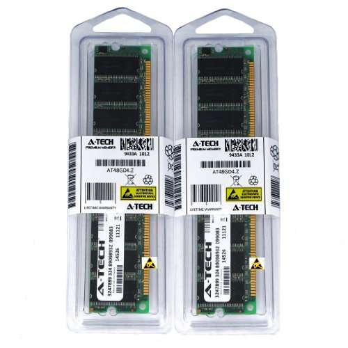 2GB kit (1GBx2) DDR PC3200 DESKTOP Memory Modules (184-pin DIMM, 400MHz) Genuine A-Tech Brand