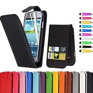 Sell-Ideas Samsung Galaxy S6 Leather Flip Case Cover Wallet Pouch Wallet Phone Case Book (Purple)