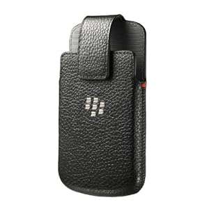 BlackBerry Leather Swivel Case for Q10 - Black