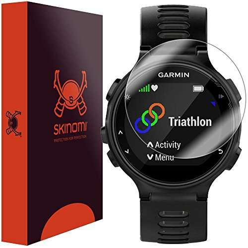 Garmin Forerunner 735XT Screen Protector, Skinomi TechSkin (6-Pack) Full Coverage Screen Protector f