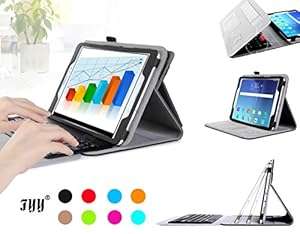 Samsung Galaxy Tab A 9.7 Case Cover Fyy Magnetically Removable Hidden Wireless Bluetooth (black)