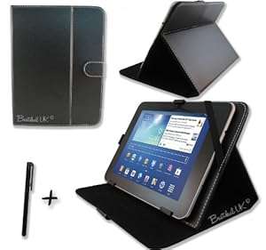Black PU Leather Case Cover Stand for Samsung ATIV Tab 3 10.1