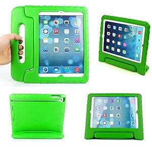 kingthink-UK Child Children Kids Case Foam Soft Cover Stand Shockproof Protective (iPad M (Green)