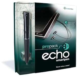 Livescribe 8 GB Echo Smartpen Pro Pack (APX-00007)