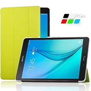 Samsung Galaxy Tab A 9.7-Inch Case - IVSO Slim Smart Cover Case for Samsung Galaxy Tab A (Green)