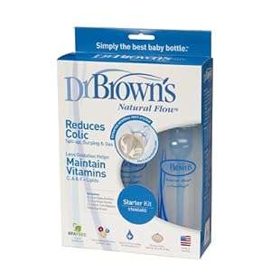 Dr. Brown's BPA Free Polypropylene Natural Flow Bottle Starter Kit
