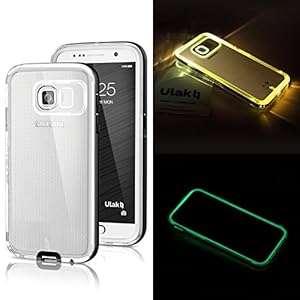 Galaxy S6 Case ULAK [Lumenair Series] Samsung Galaxy S6 LED Case [Incoming Call (Lumenair-Black)