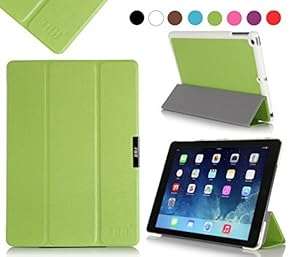 Apple iPad Air Case Cover Fyy Ultra Slim Magnetic Smart Cover Case for Apple iPad Air Gre (Green)