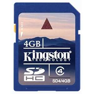 Kingston 4GB SDHC Card (Class 4): Brand New (Sealed) Special Promotion