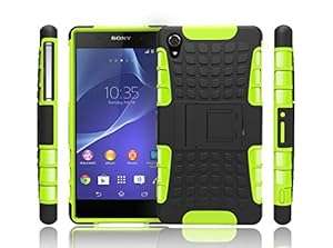easyDigital - Green Sony Xperia Z3 Heavy Duty Strong Hard Protective Case Cover Dual Laye (Green)