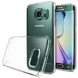 Galaxy S6 Edge Case - Ringke SLIM Top and Bottom Coverage [CRYSTAL] Fluid Curved Edge Touch Des