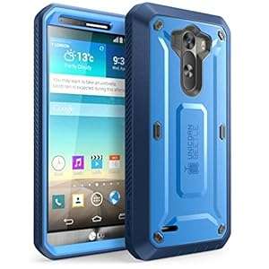SUPCASE LG G3 Case - Unicorn Beetle PRO Series Full-body Hybrid Protective Case with (Blue/Blue)