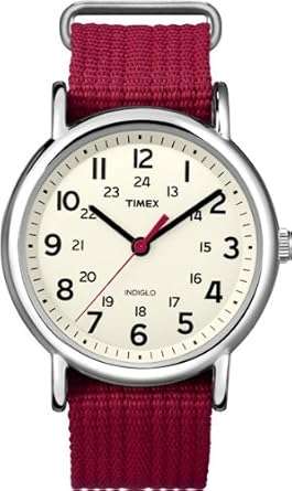 Timex Men's T2N751KW Weekender Slip Through Strap Watch