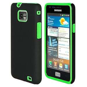 32nd Dual hybrid rubber case cover for Samsung Galaxy S2 i9100 screen protector cleaning cloth and