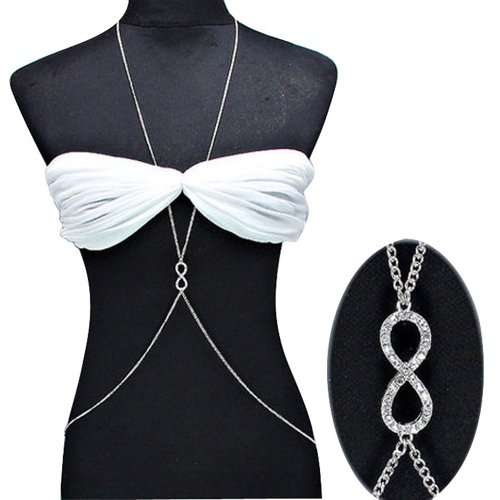 Nicerocker Sexy Lucky 8 Exotic Belly Waist Body Chain Necklace