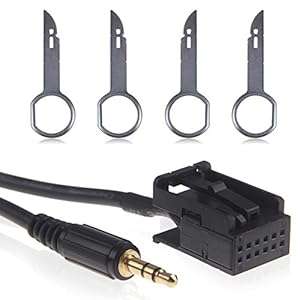 SHS FOR Ford Focus Mondeo 6000CD Aux In Input Adapter Cable Lead iPod iPhone HTC MP3