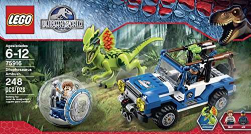LEGO Jurassic World Dilophosaurus Ambush 75916 Building Kit