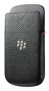 BlackBerry Leather Pocket Case for Q10 - Black