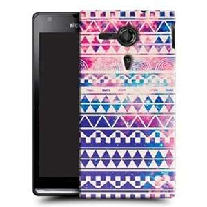 NEW Ultra Thin Hard Case With Retro Vintage Aztec Print For Sony Xperia SP