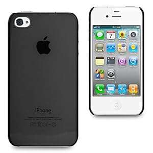 iGloo Premium: Super Slim Back Cover Hard Case for Apple iPhone 4 / 4G / 4S (Black)