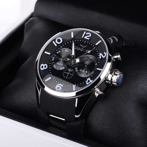 *Only 5 in SA!!* AQUASWISS Men's TRAX **DARK KNIGHT** Swiss Watch BRAND NEW w/ box and papers