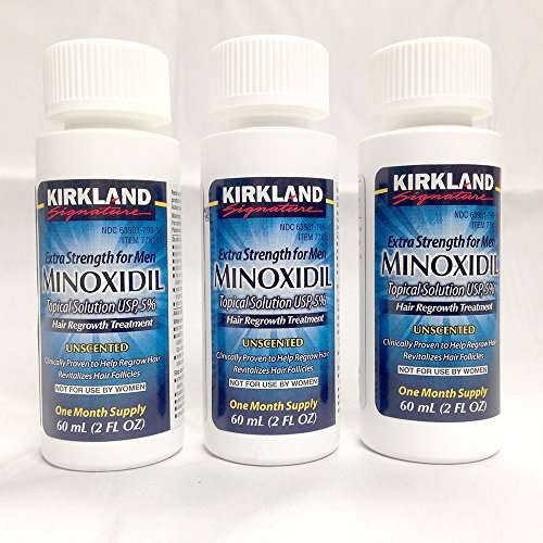 Kirkland Signature 5% Minoxidil Hair Regrowth for Men - 3 Month Supply