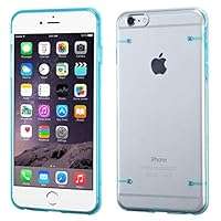 MyBat APPLE iPhone 6 Plus Tentacles Gummy Cover - Retail Packaging - Transparent/Blue