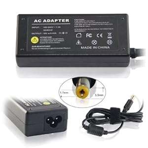 UKOUTLET Acer Replacement Acer Ac Adapter Charger 19V 3.42A 65W (65w ac adapter with power cable)